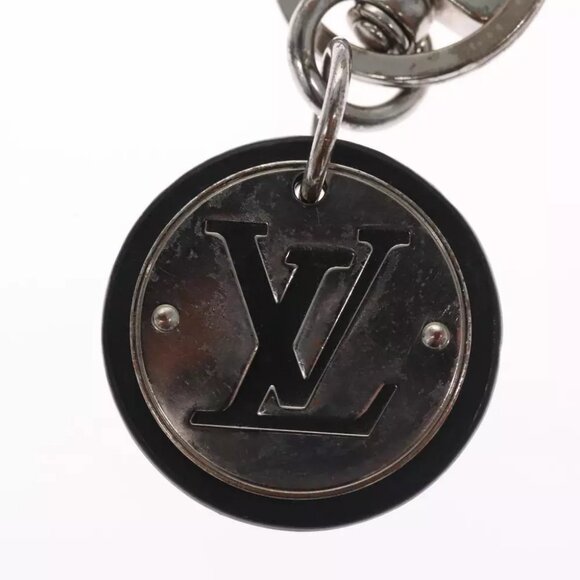 LOUIS VUITTON Charm metal Silver LV Auth - Picture 5 of 10
